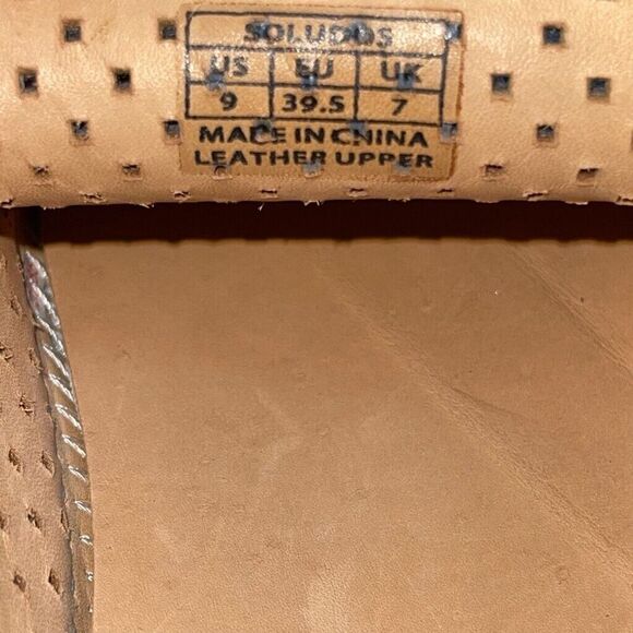 Soludos Platform Espadrilles Womens 9 Perforated Gray Suede Anthropology - Picture 6 of 6